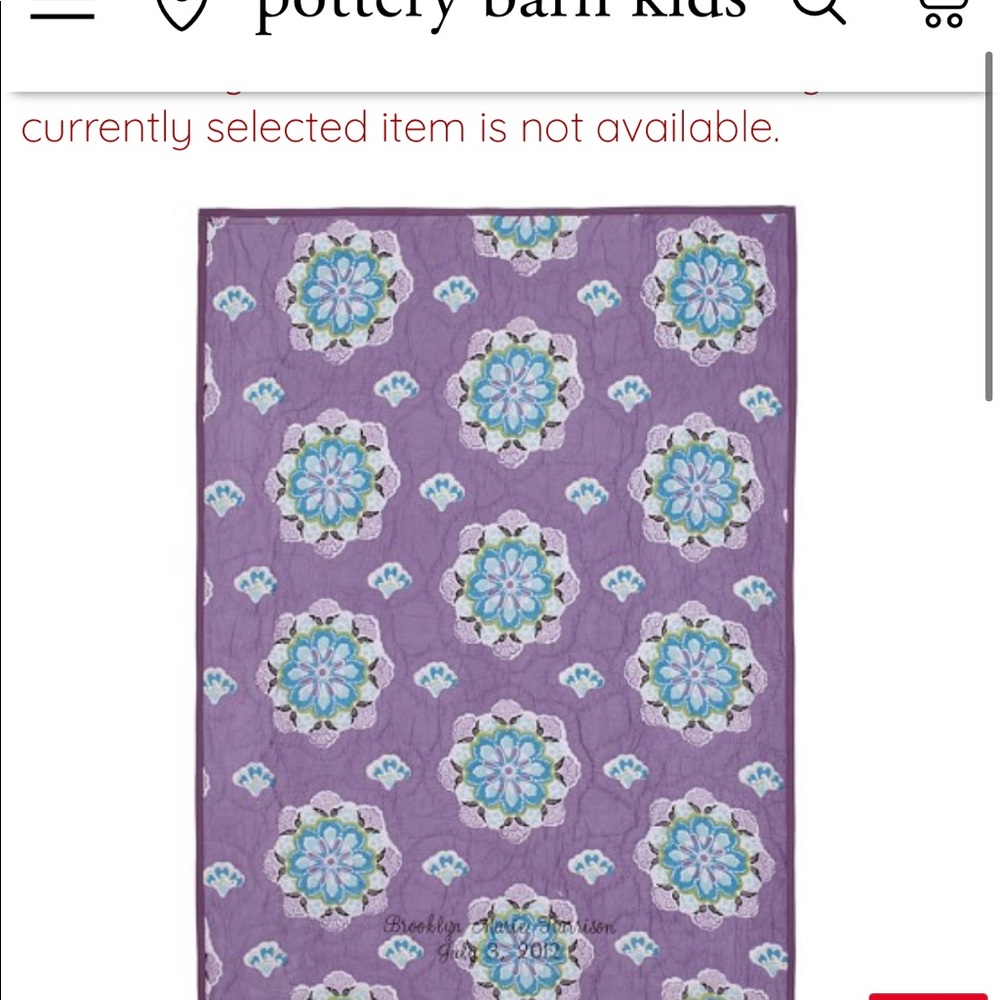 Pottery barn kid retired Brooklyn quilt full/queen